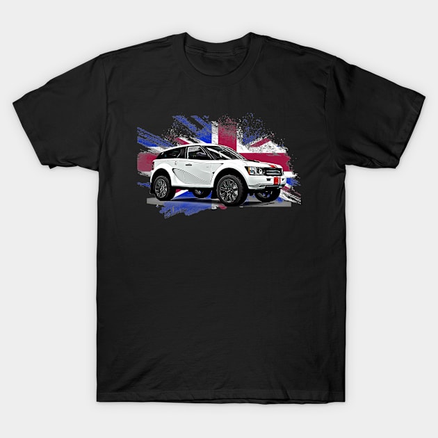 Bowler United Kingdom Print T-Shirt by SynchroDesign